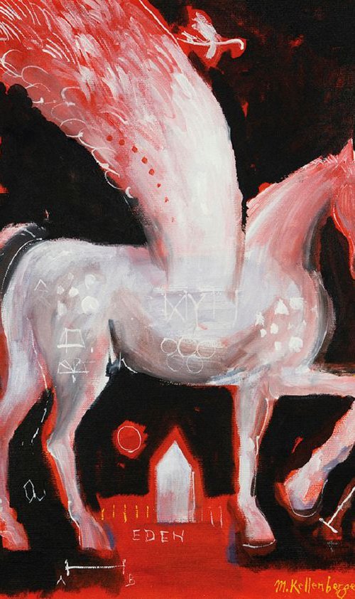 Adam, Eve and Pegasus by Kellenberger Martin