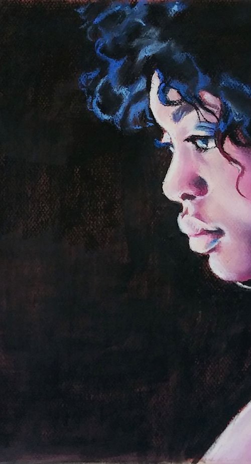Portrait of a girl by Magdalena Palega