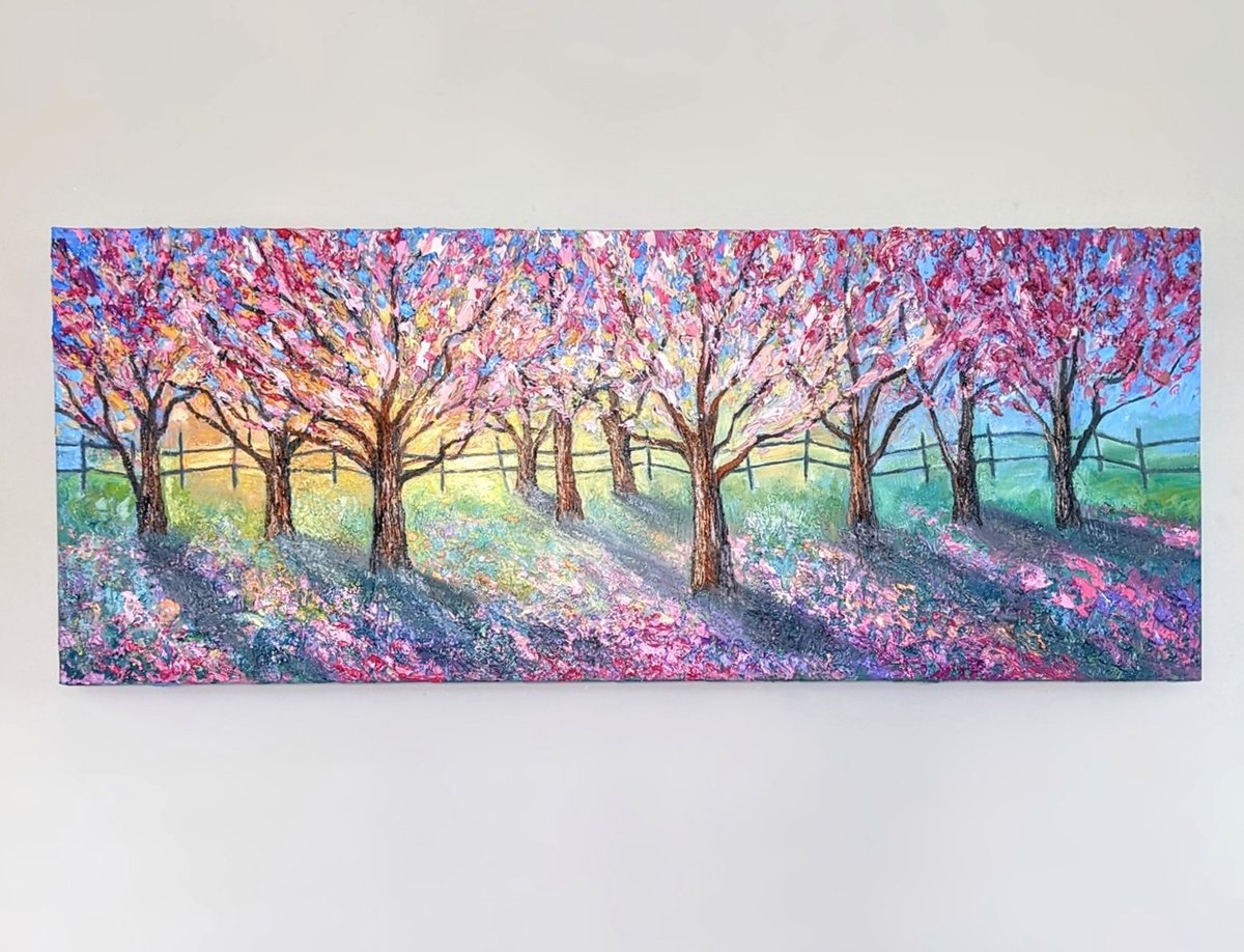 Cherry tree meadow by Paige Castile