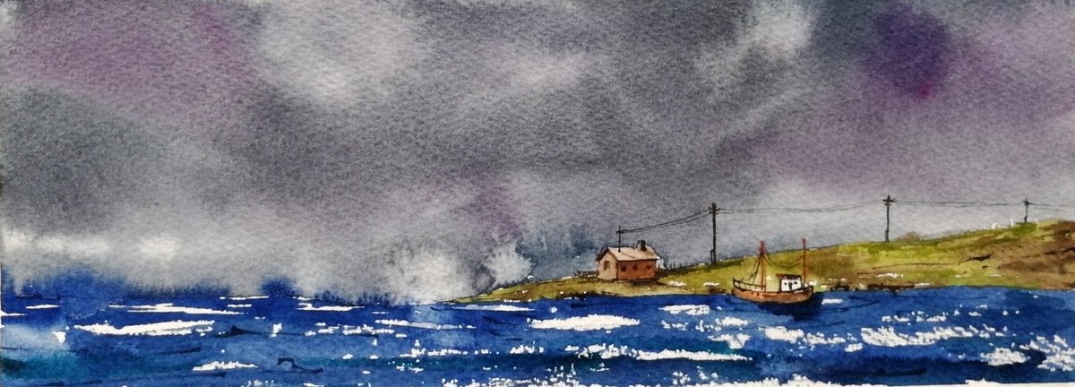 Coastal painting by Marina Zhukova