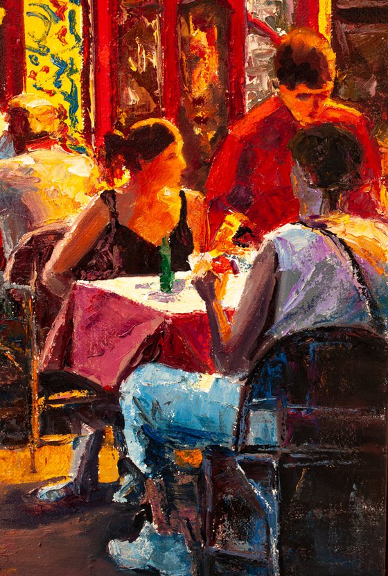 "Evening cafe"