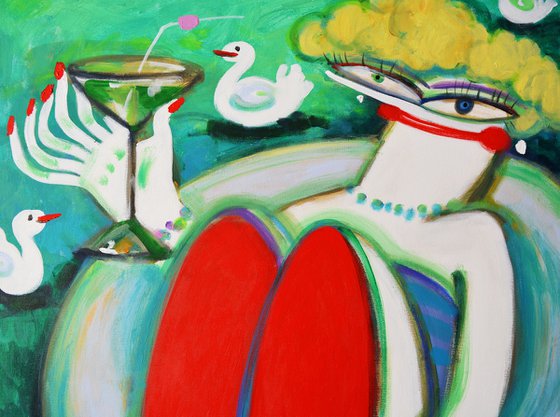 Swans whisper