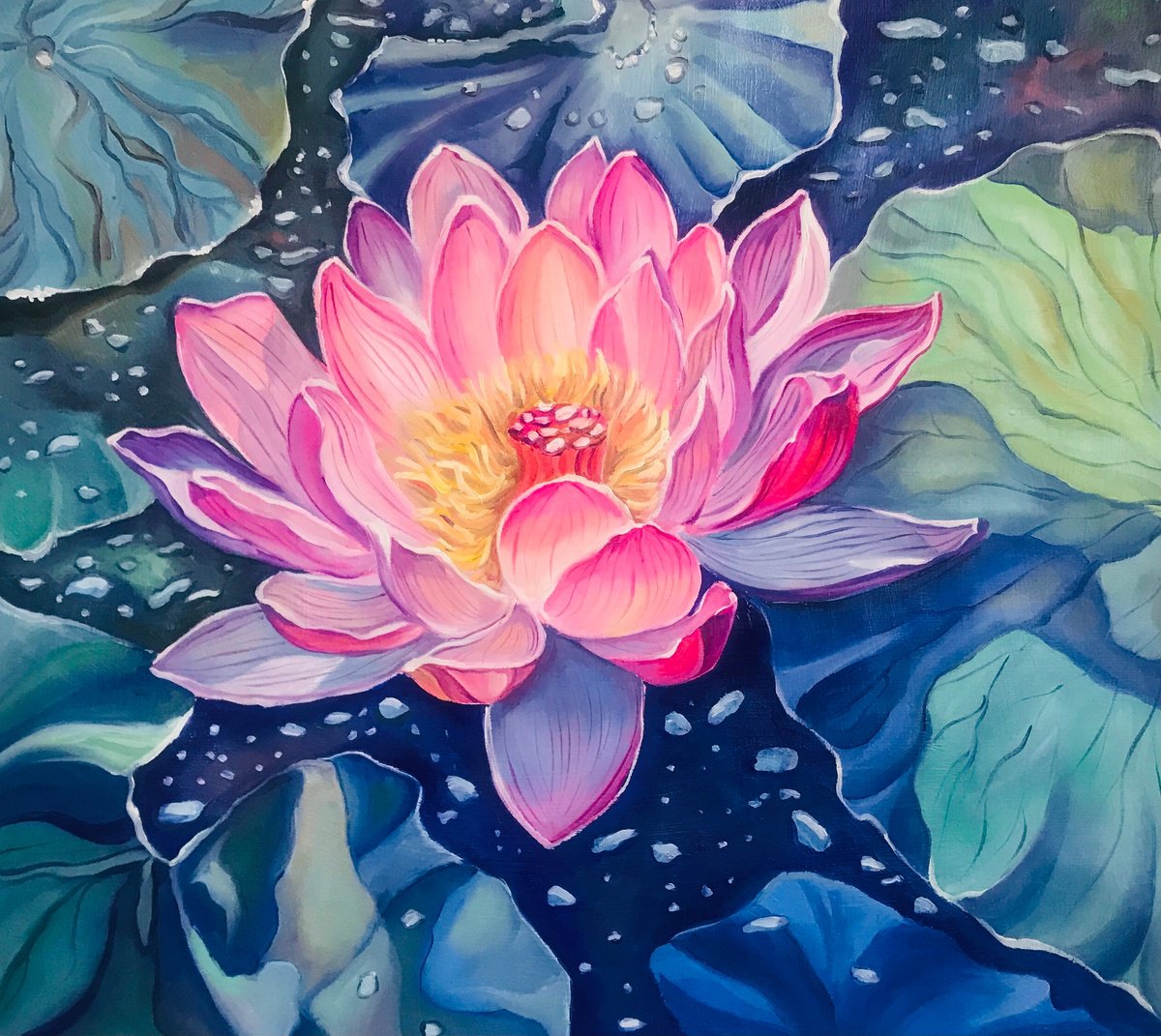 Magic lotus by Olga Volna