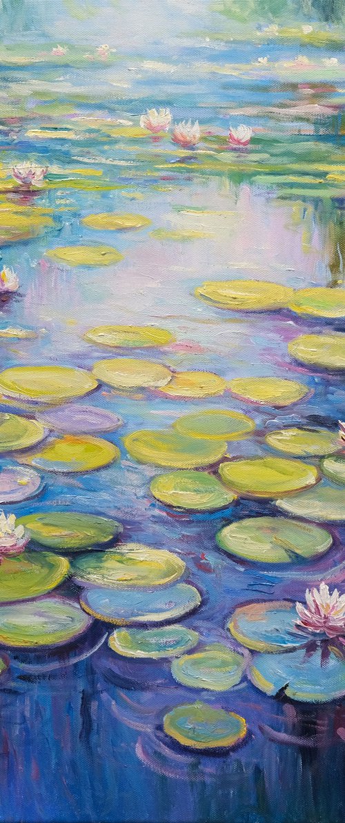 Water Lilies Pond by Behshad Arjomandi