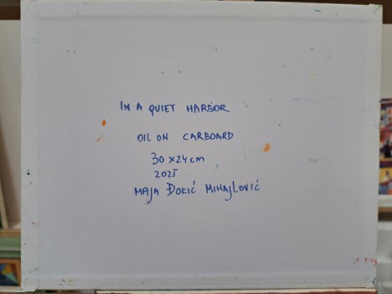 In a quiet harbor