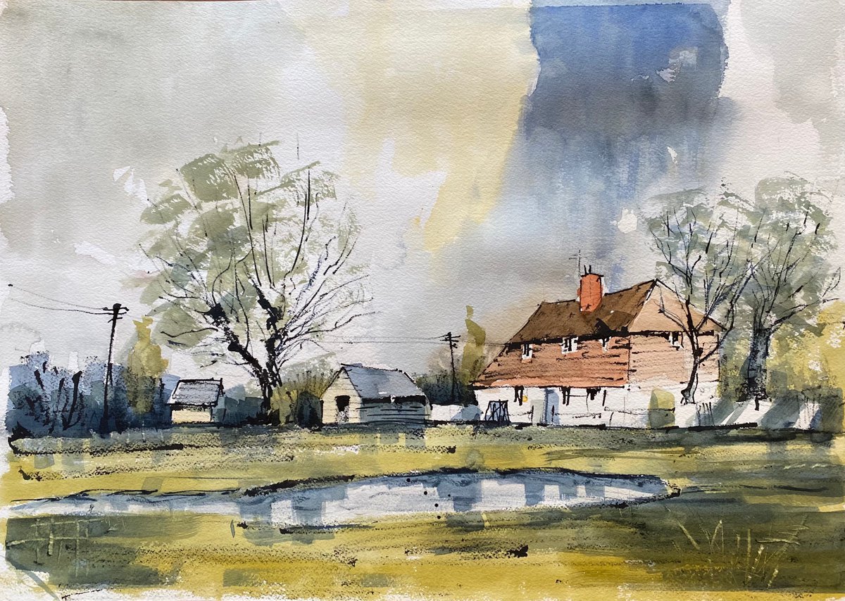 Sussex farmhouse... by Paul Mitchell