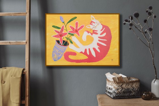 Lilies for my cat