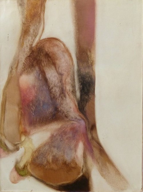 Study of flesh, oil on canvas, 73x54 cm by Frederic Belaubre