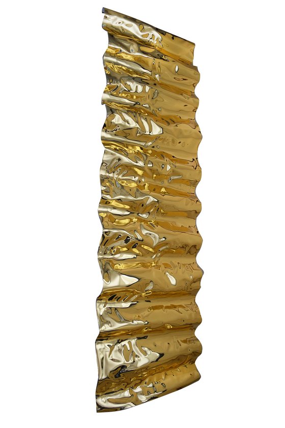 Golden Waves Sculptural