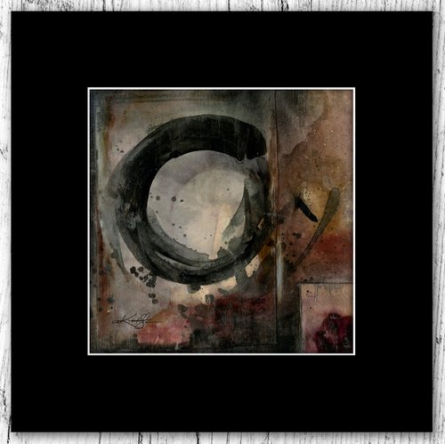 Being Within 3 - Abstract Zen Circle Painting by Kathy Morton Stanion by Kathy Morton Stanion