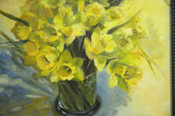 Daffodils in a Vase