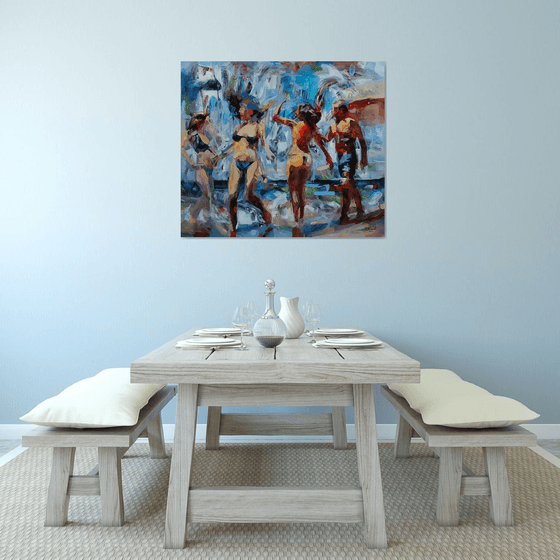 In the beat of liquid light