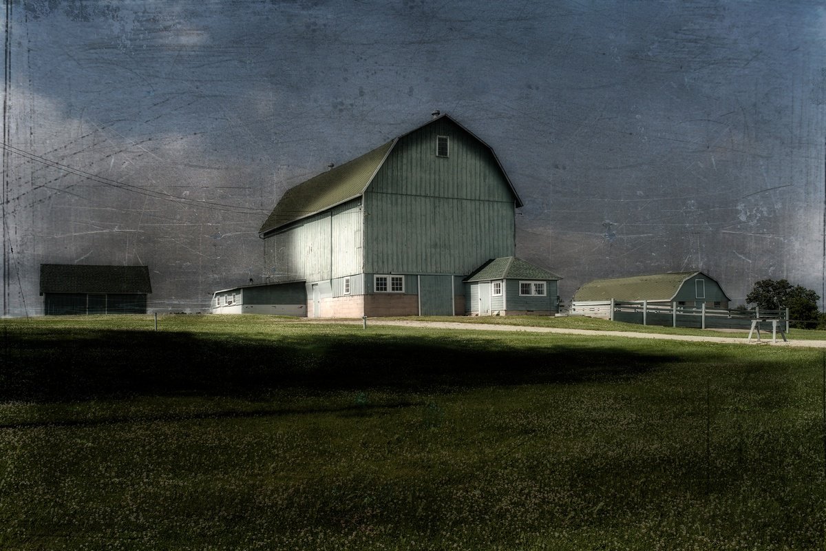 Photorealistic Landscape Photograph By Robert Tolchin, 20 X 16", Fox Lake, Original Artwork