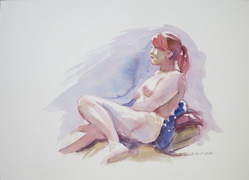 reclining female nudes by Rory O’Neill