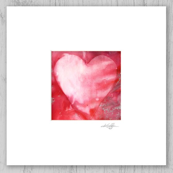 Mystic Heart - Abstract Painting by Kathy Morton Stanion