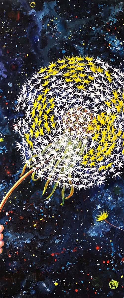 My planet - Dandelion #2 by Lena Smirnova
