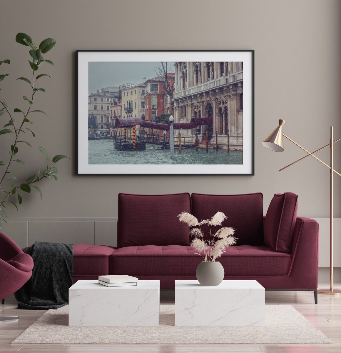 Photorealistic Cityscapes Photograph By Pavel Oskin, 35 X 24", Casino, Original Artwork