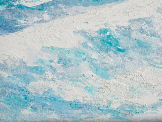 Ocean Waves Roll In : 61x91cm