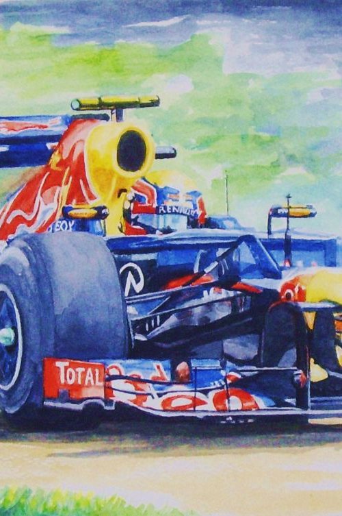 Mark Webber - Red Bull by Max Aitken