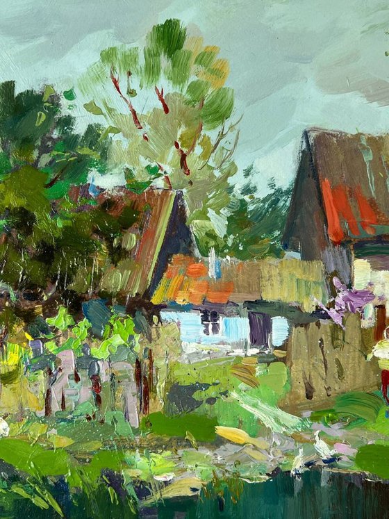 Cloudy Day in the Village