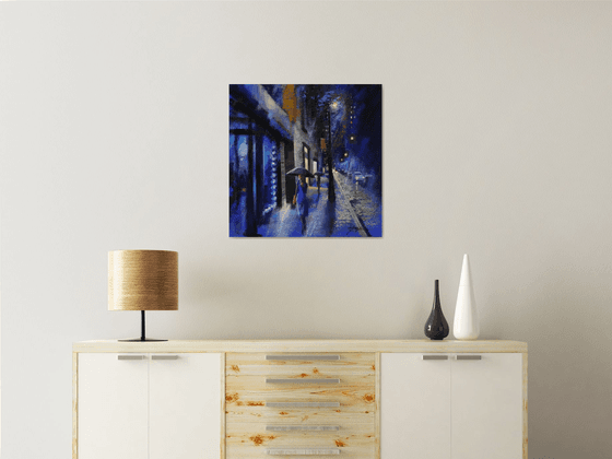 Blue Rain and Midnight Walk