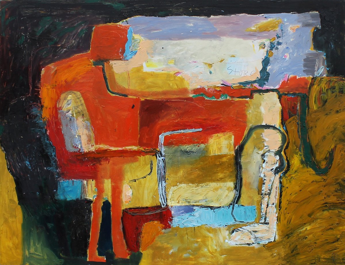 Expressive Oil Painting , Untitled By Sergiy Dekalyuk, 51 X 39, Artwork For Sale On Artfinder