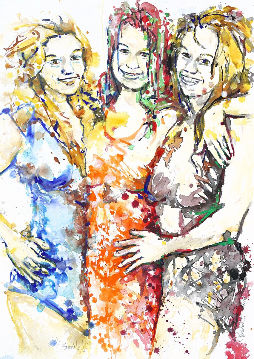 Smile! By Gordon T., 20 X 28, Artwork For Sale On Artfinder