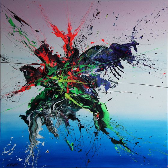 Emotional Release II (Spirits Of Skies 081039) - 90 x 90 cm - XL (36 x 36 inches)