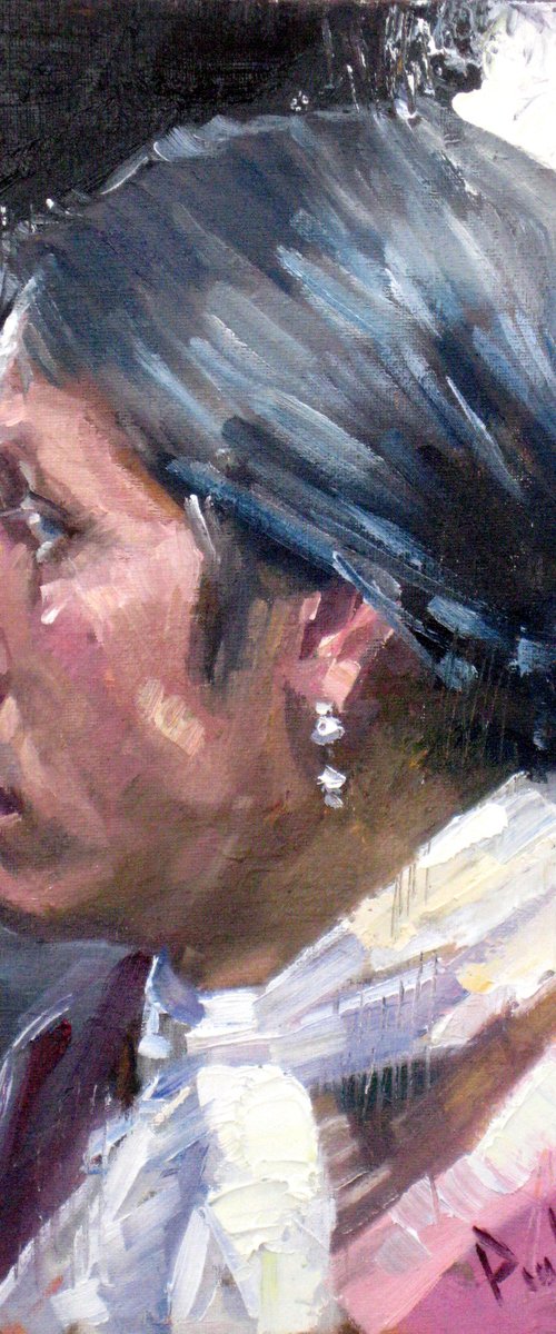 Native American Indian Tribal Leader by Paul Cheng