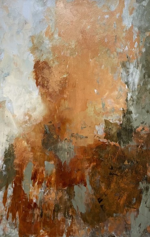 Tangle orange by Miri Baruch