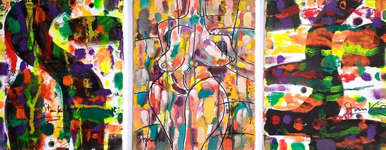 Erotic jazz (triptych)-II