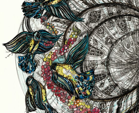 Birds&Berries Diptych