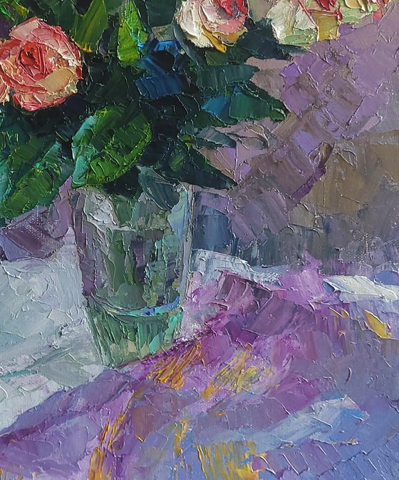 Roses in crystal