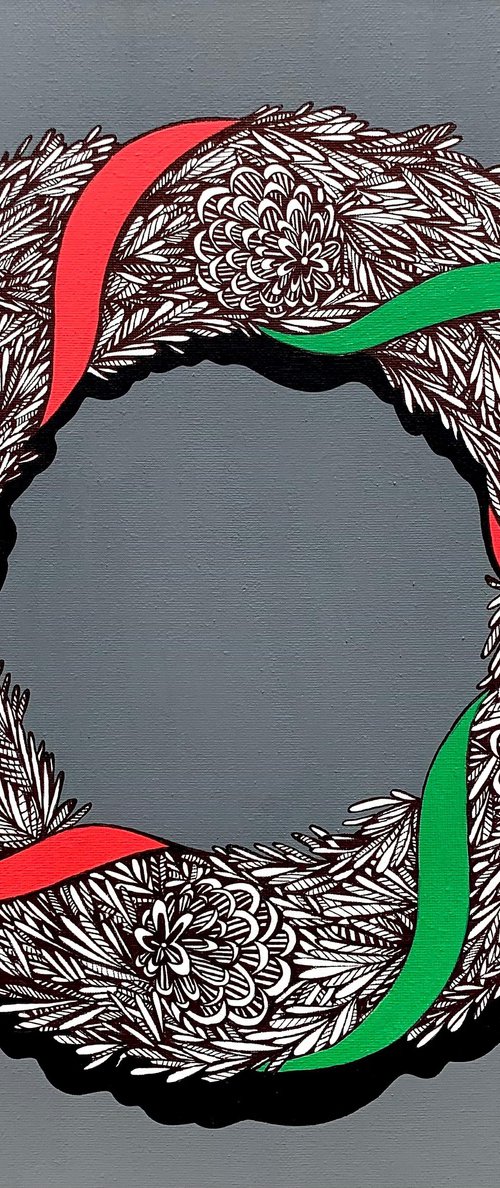 CHRISTMAS WREATH by Maria Tuzhilkina