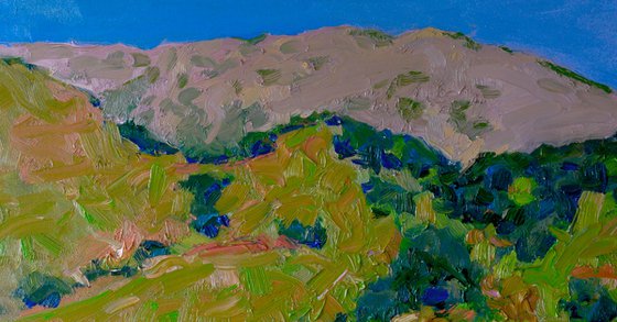 Green Hills. Mountains in California