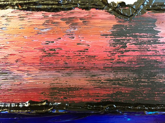"Discombobulated" - Original PMS Oil Painting On Wood - 28" x 24"