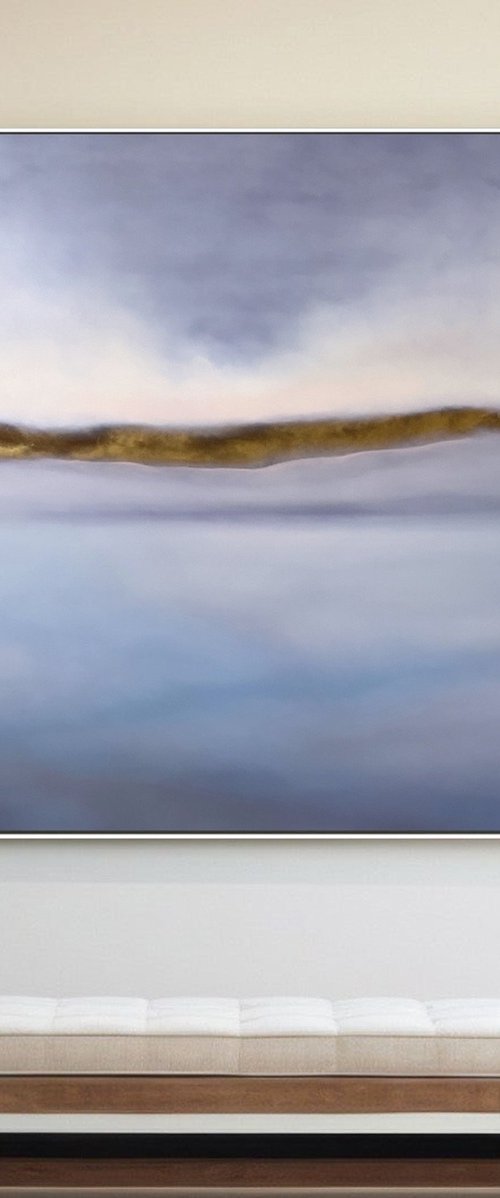 Deep inside / Sea and sky landscape by Larissa Uvarova