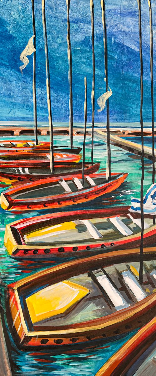 Tel Aviv Jaffa boats by Maria Kireev