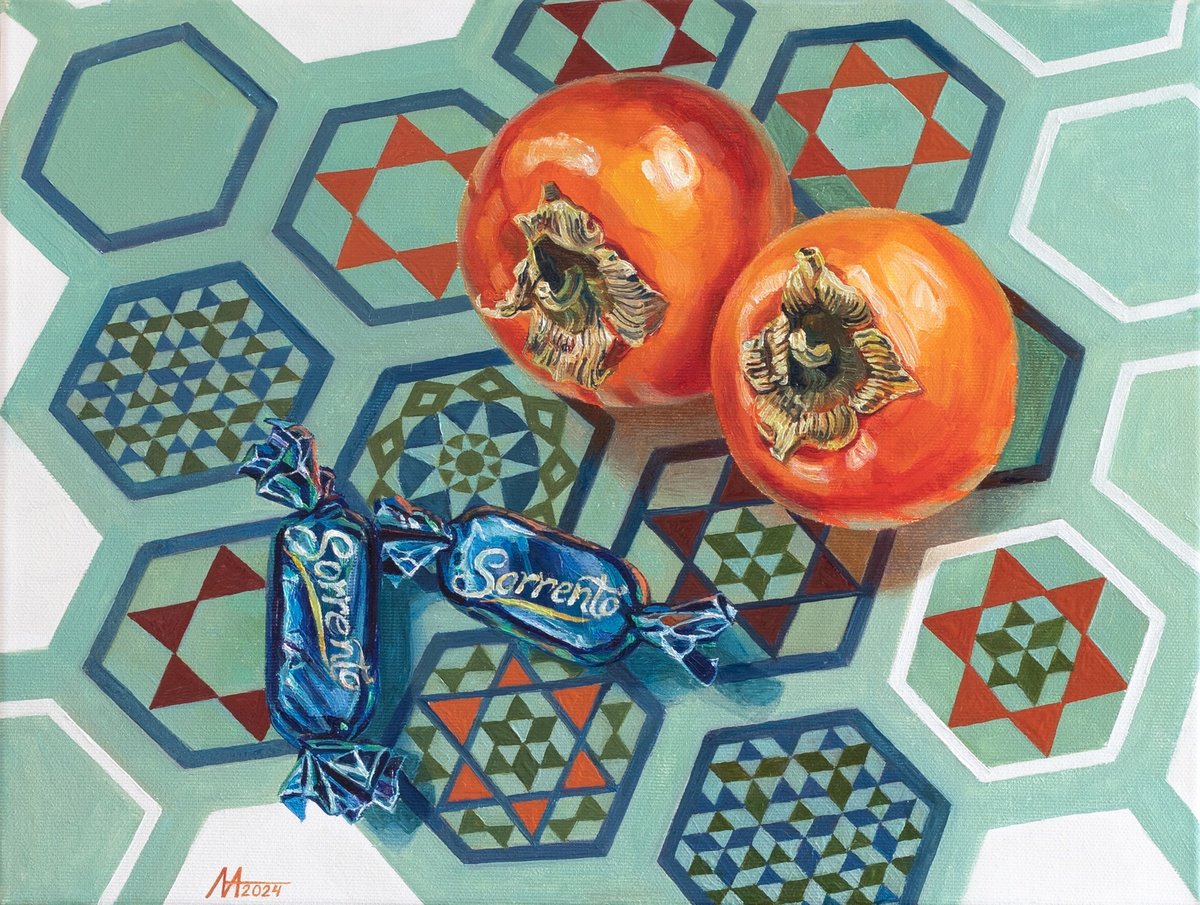 Photorealistic Still Life Oil Painting By Alona Lesnichenko, 16 X 12, 2+2, Original Artwork