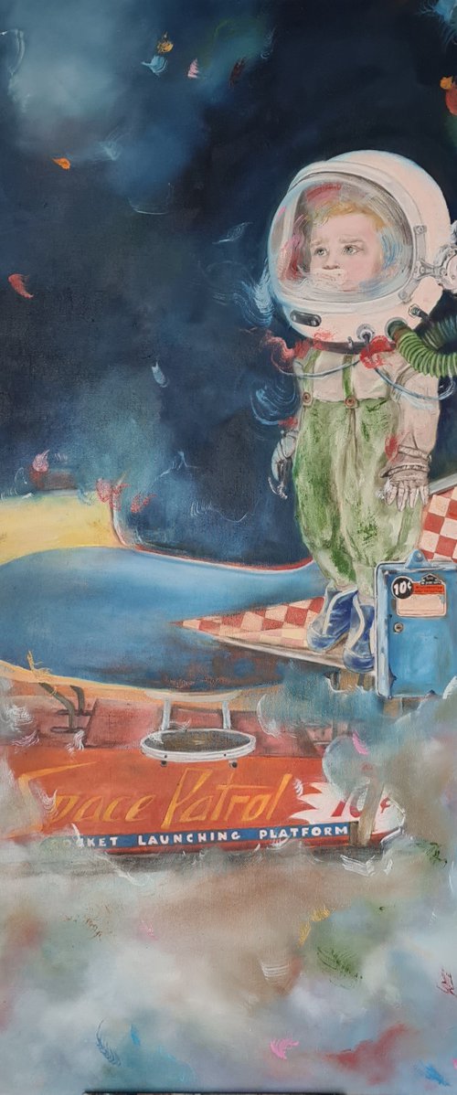 Astronaut. Spacebaby. Towards the stars by Lena Applebaum