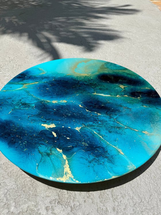 Golden Halo, Blue Depth #1