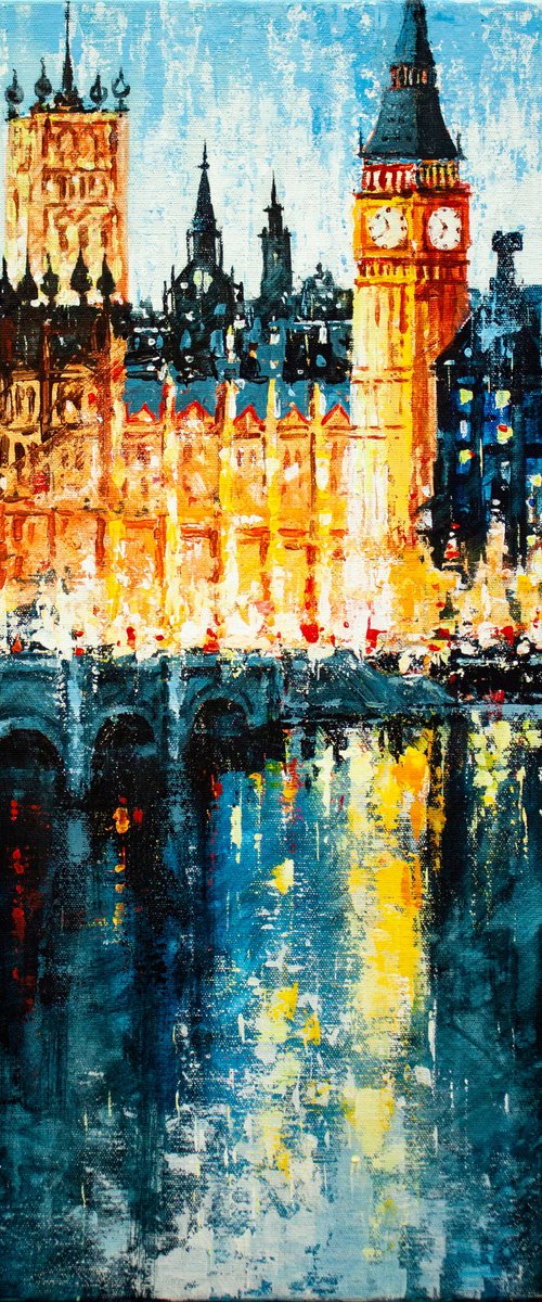 Evening London by Aleksandr Neliubin