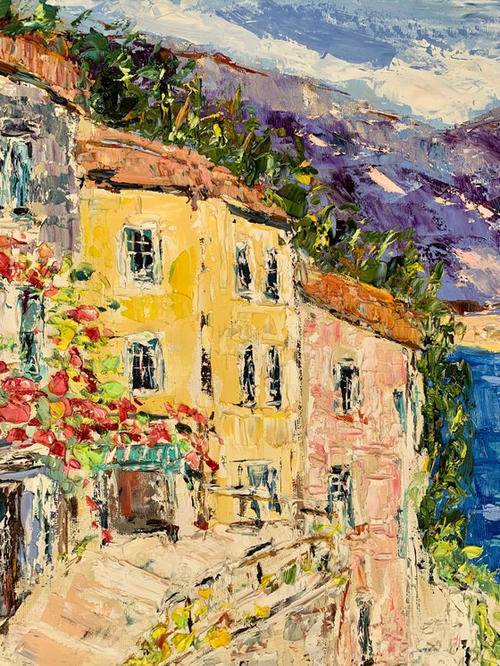 Italian village by the sea