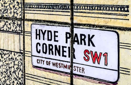 LONDON CLOSE-UP NO:5 HYDE PARK (Limited edition  3/150) 8"X12"