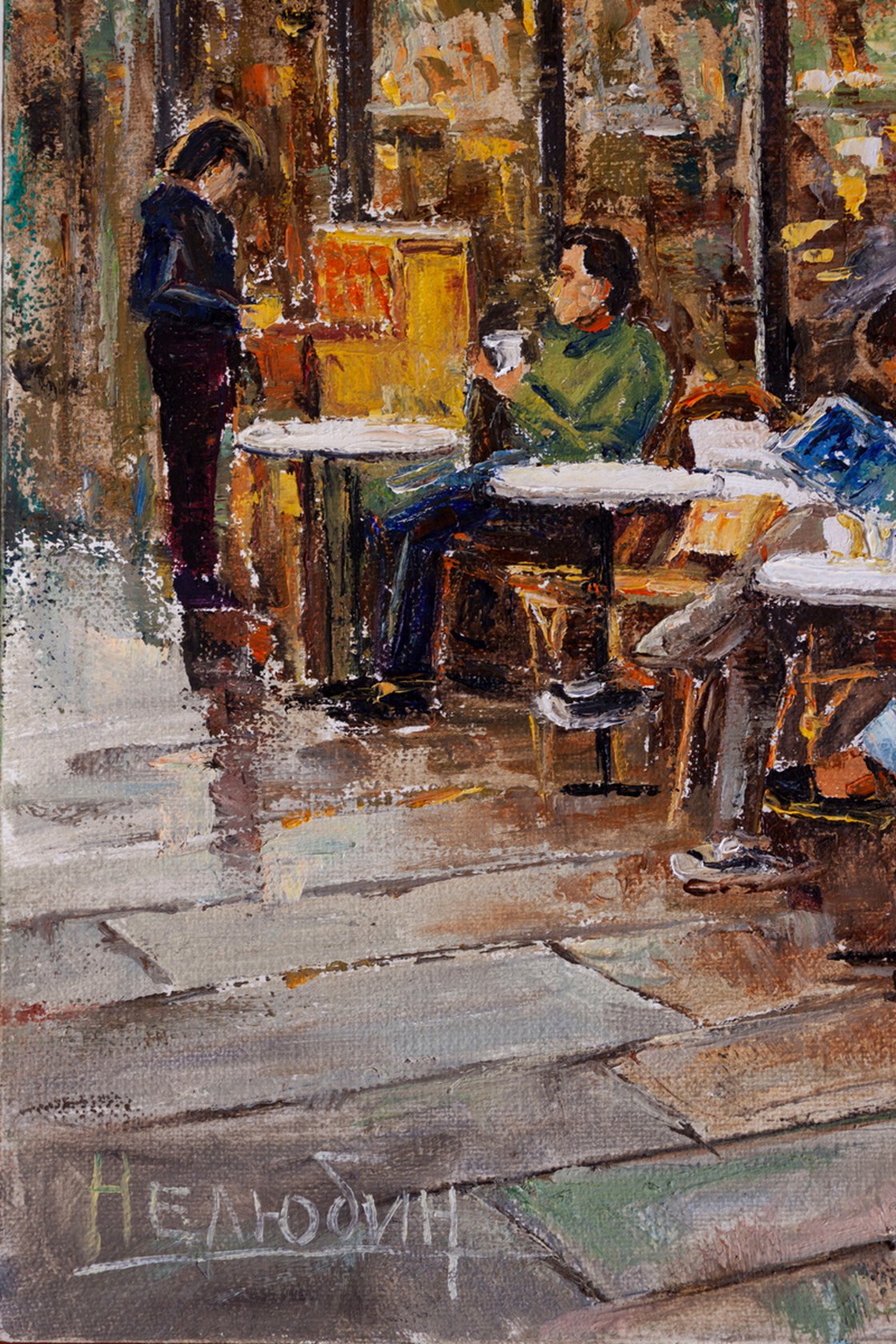 版画 Ly painter Coffee stand in the Painting 版画 Ly painter Coffee stand in the Painting Coffee