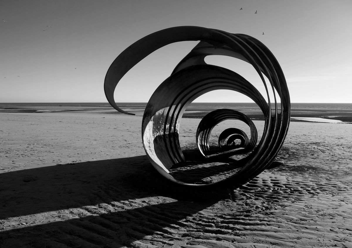 Beach Spiral by Vincent Abbey