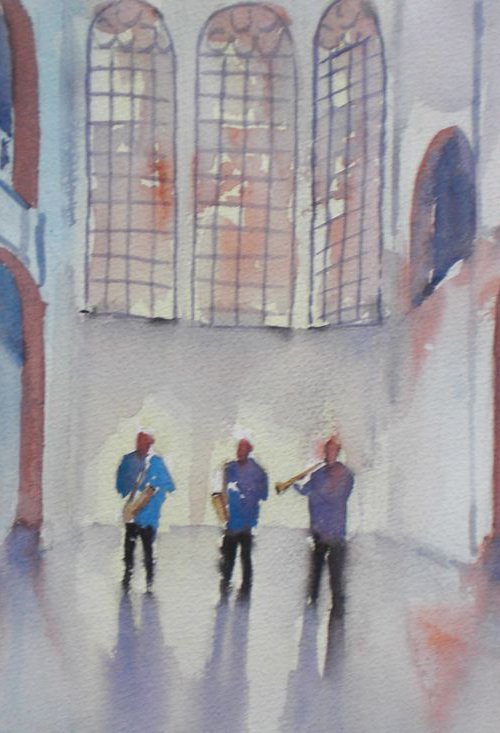 band in the church by Giorgio Gosti