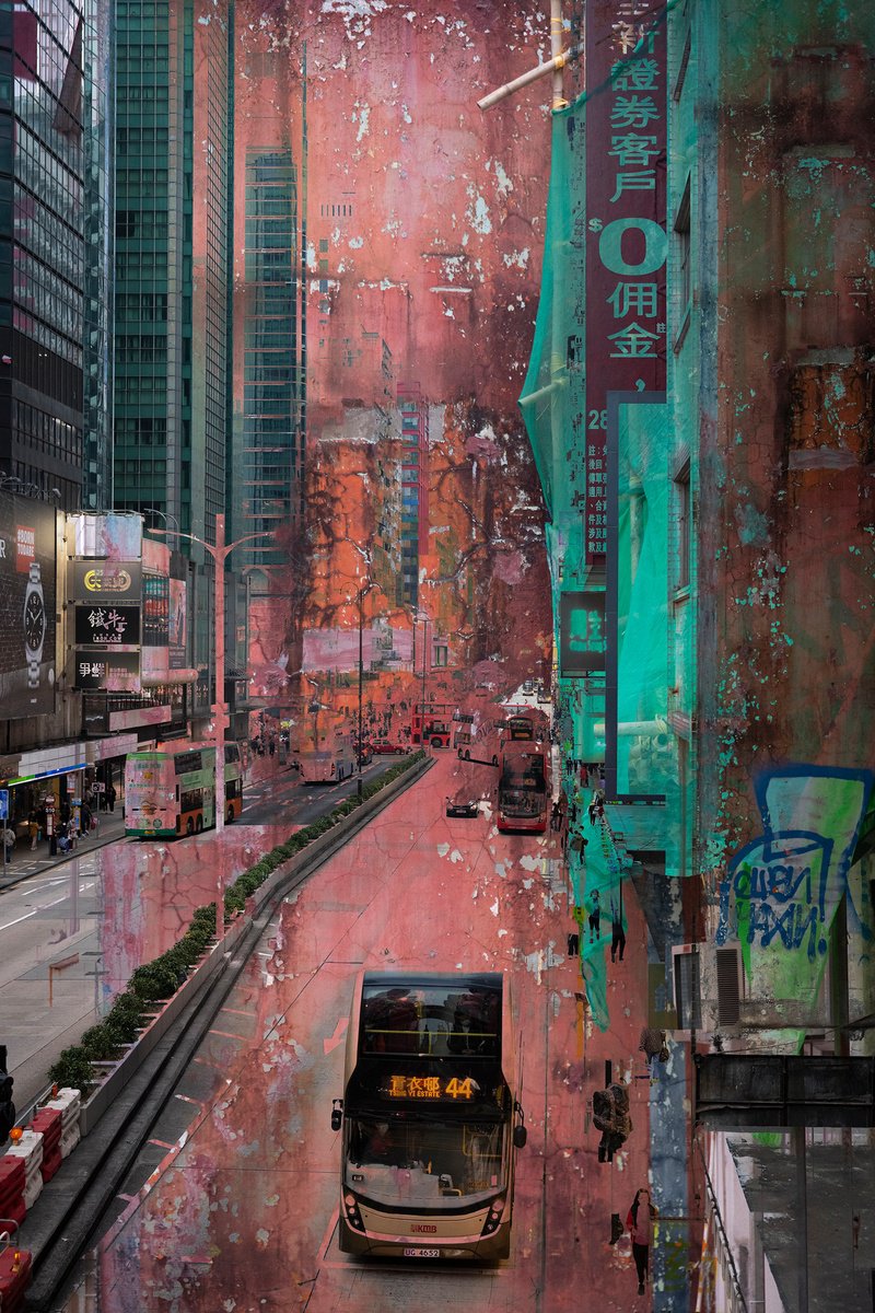 Urban And Pop Cityscapes Photograph By Sergio Capuzzimati, 16 X 24", Rusted Memories, Original Artwork