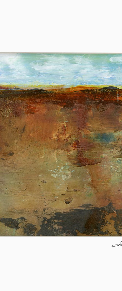 Dream Land 42 - Textural Landscape Painting by Kathy Morton Stanion by Kathy Morton Stanion