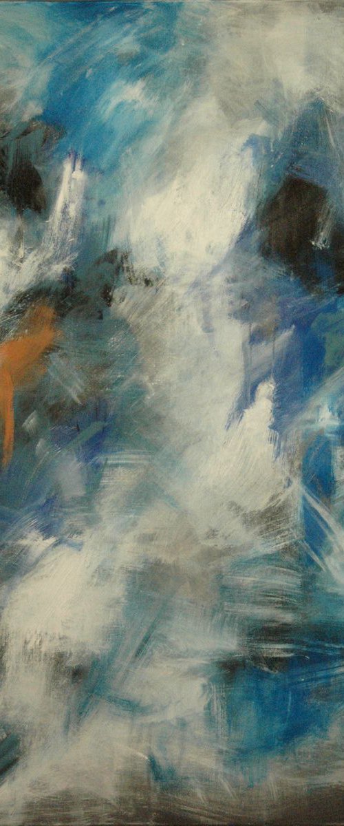 "A Gentle Persuasion". XL 80 x 120 cm. by Rumen Spasov